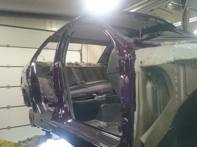 BMW e36 капитальный ремонт кузова и полный окрас с изменениям цвета